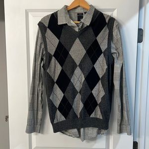 Dress shirt | J. ferrar | Black, Gray, white